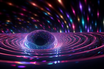 Wall Mural - cosmic vortex: a journey through space and time