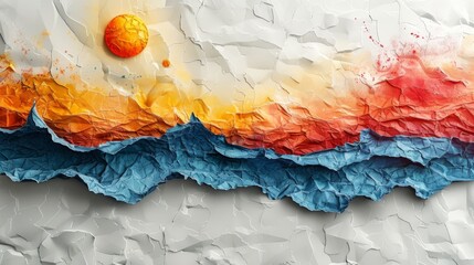 Fototapete - Create a digital illustration featuring hand-drawn doodles and sketches on