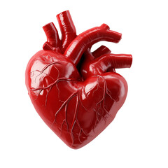Wall Mural - 3d heart isolated.