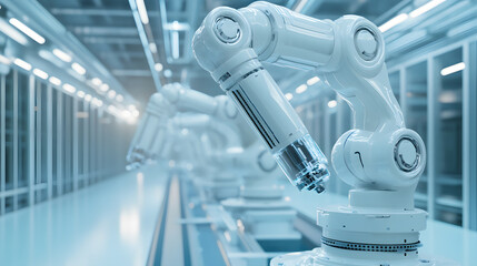 Wall Mural - robotics in industry animated 3d insights into automation provides captivating look how robotics are
