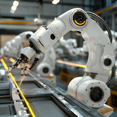 Wall Mural - robotics in industry animated 3d insights into automation provides captivating look how robotics are