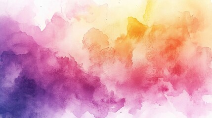 Fototapete - Watercolor abstract background in shades of patel