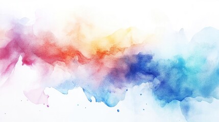 Wall Mural - Watercolor abstract illustration