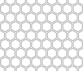 abstract background with geometric mosaic shapes. rounded hexagons mosaic pattern. hexagonal cells. 