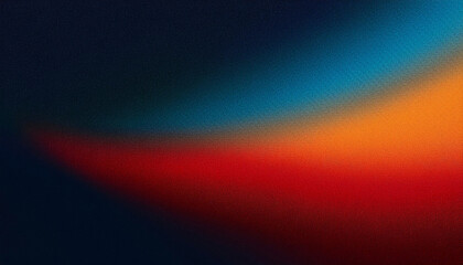 Wall Mural - abstract grainy gradient background, glowing wave noise texture effect
