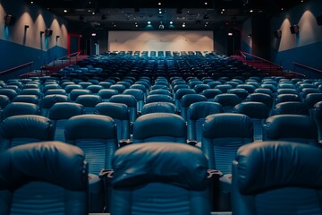 Poster - Empty Seats in a Movie Theater