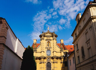 Low angle view of buildings against sky