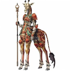 Anime Giraffe Warrior