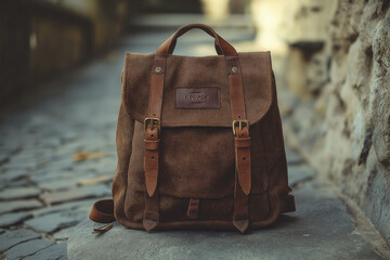 Wall Mural - Vintage Backpack