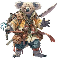 Anime Koala Warrior