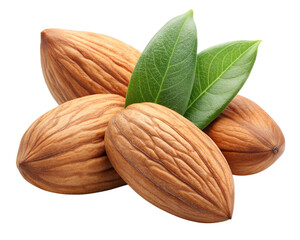 almonds isolated on transparent background png