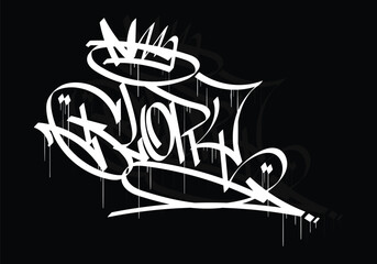 Sticker - GLORY graffiti tag style design