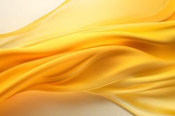Poster - Modern summer orange, red and yellow gradient flowing line design on abstract liquid background