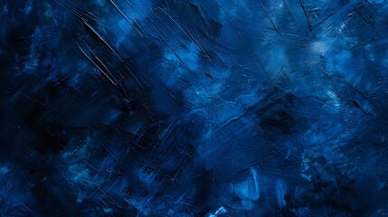 Wall Mural - Dark blue background with streaks of black adding depth and texture  AI generated illustration