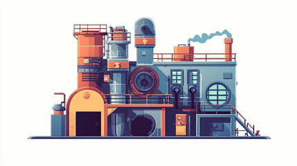 Wall Mural - graphic resource for industrial	