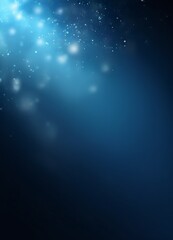 Wall Mural - blue background with stars and light