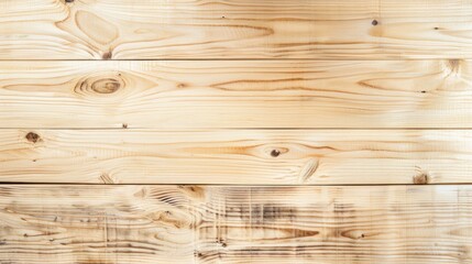 Wall Mural - Close Up of Light Wooden Plank Background