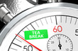 © tang90246 - Tea break word on the stopwatch
