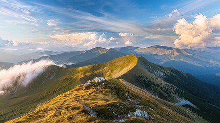 Wall Mural - Mountain Peak Landscape