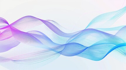 Wall Mural - Abstract Waves Background