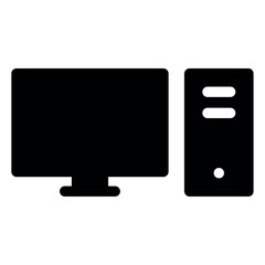 Poster - computer icon 