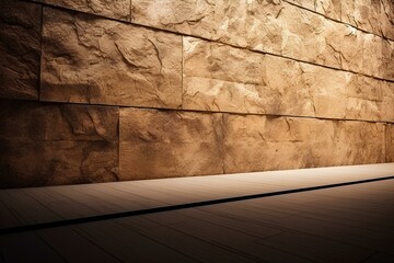 Canvas Print - concrete wall and floor