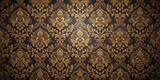 Intricate and dark baroque pattern background, black,ornate, wallpaper, intricate, dark, baroque, design, detailed, elegant