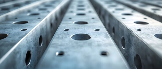 Poster - Composite Materials Solving Advanced Engineering Challenges with Structural Efficiency and Photography Concept  Copy Space for Text