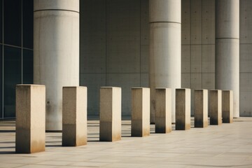 Urban Sentinels The Dance of Sharp Lines and Polished Concrete