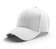 © adri - White Baseball Cap with Curved Brim and Stitching