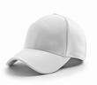 © adri - White Baseball Cap with Curved Brim and Stitching