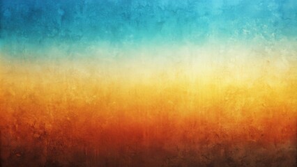 Wall Mural - Abstract gradient background with textured layers transitioning from warm to cool tones