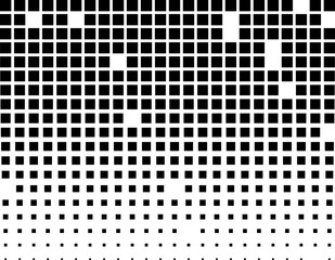 Aufkleber - Pixel mosaic. Pixel decay illustration. Falling pixels. Abstract background.