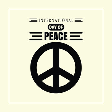 The International Day of Peace, also known as World Peace Day, is a United Nations holiday observed annually on 21 September. inspires creative designs: banners, posters, social media post, background