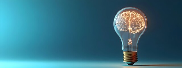 Poster - Illuminating the Brain's Innovative Potential - Sparking New Ideas and Solutions through the Metaphorical Fusion of a Lightbulb and the Human Mind.
