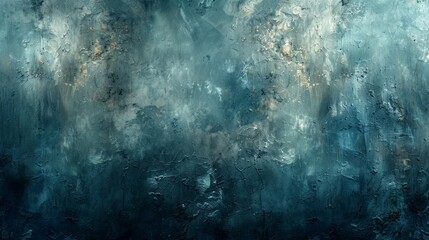 Aufkleber - abstract textured background in shades of blue and gray with a misty appearance and subtle patterns