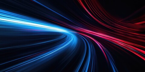 Wall Mural - Lights in Black Background