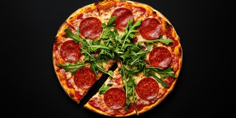 Sticker - Pepperoni and Arugula Pizza