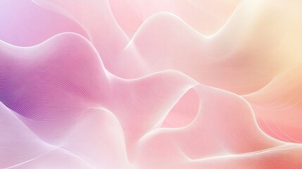 Wall Mural - Abstract Dreamy Flow: A mesmerizing backdrop of soft, pastel colors creates a dreamy and ethereal atmosphere, with flowing