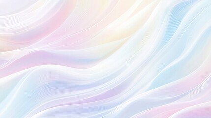 Wall Mural - Abstract Pastel Waves: Soft, dreamy, and ethereal, a flowing canvas of pastel hues creates a captivating abstract background. Perfect for designs that evoke a sense of serenity and tranquility. 