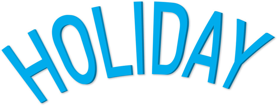 Holiday typography