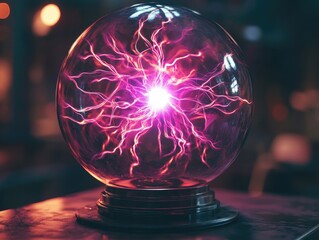 Canvas Print - Plasma Ball with Star