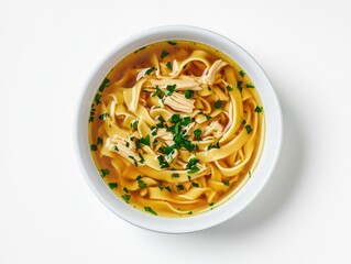 Canvas Print - Chicken Noodle Soup Bowl