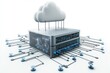 © Worawee - A computer server with a cloud on top of it