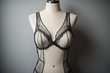 Sensual lingerie on a mannequin. ai generative