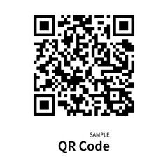 example of a qr code for scanning a smartphone. qr code vector icon. isolated vector illustration.