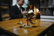 © aekachai - Lawyers having  Concepts of  Legal services at the law office