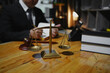 © aekachai - Male lawyer sitting and working, solving problems and work related to the legal work of lawyers.