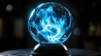 Mystical Blue Energy Orb