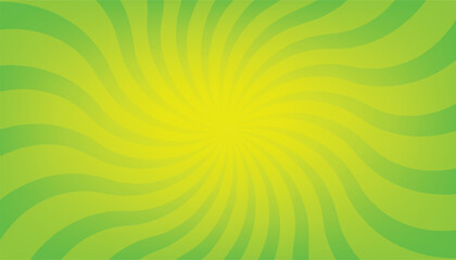 Poster - Colorful comic pop art abstract background. comic book green background. sunbust wave rays. comic background template
